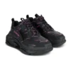 Triple S Sneakers «All Over Logo – Μαύρο-Ροζ» 524039W2FA11050