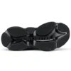 Triple S Sneakers “Allover Logo – Μαύρο Φθορίζον Κίτρινο” 536737W2FA11070