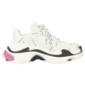 Triple S Sneakers “Allover Logo White Pink” 524039W2FA49155