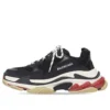 Triple S Sneakers «Black Red» 533882W09OM1000