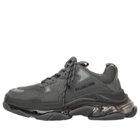 Triple S Sneakers «Clear Sole – Σκούρο γκρι» 541624W2GA11801