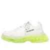 Triple S Sneakers «Διαφανής σόλα – Λευκό Φλουο Κίτρινο» 541624W2FR19073