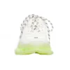 Triple S Sneakers «Διαφανής σόλα – Λευκό Φλουο Κίτρινο» 541624W2FR19073