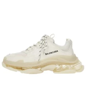 Triple S Sneakers «Διαφανής σόλα – Μπεζ» 541624W2GA19100