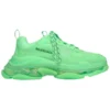 Triple S Sneakers “Διαφανής σόλα – Νέον πράσινο” 541624W2CF13801