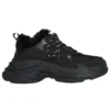Triple S Sneakers “Faux Fur Black” 668563W3CQ51000
