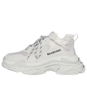 Triple S Sneakers «Faux Fur – Grey» 668562W3CQ51210