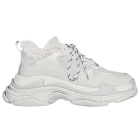 Triple S Sneakers «Faux Fur – Grey» 668562W3CQ51210