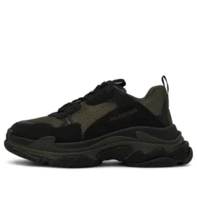 Triple S Sneakers «Olive Green Black» 536737W2FW24010