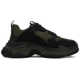 Triple S Sneakers «Olive Green Black» 536737W2FW24010