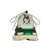 Triple S Sneakers “White Green Fluo” 536737W09O69063