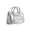 Τσάντα City Medium Metallized «Silver» 7977862AA9R8122