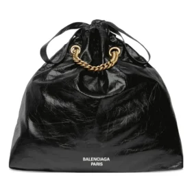 Τσάντα Crush Medium Tote «Μαύρη» 742941210IT1000