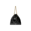 Τσάντα Crush Medium Tote «Μαύρη» 742941210IT1000