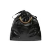 Τσάντα Crush Medium Tote «Μαύρη» 742941210IT1000