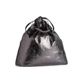 Τσάντα Crush Medium Tote με μεταλλικό φινίρισμα «Γκρι» 7429412AATG1314