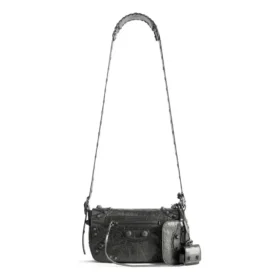 Τσάντα Le Cagole Xs Flap Bag Metallized «Metalic Grey» 7190822AAWR1314