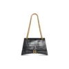 Τσάντα με μεσαία αλυσίδα Crush Crocodile «Black» 716393210IX1000