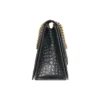 Τσάντα με μεσαία αλυσίδα Crush Crocodile «Black» 716393210IX1000