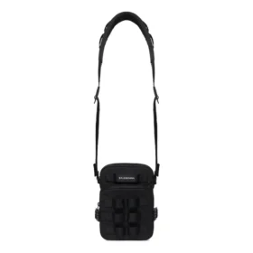 Τσάντα Messenger Army με διαγώνιο λουρί “Black” 7158522BKPI1000