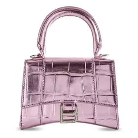 Τσάντα Mini Hourglass με χερούλι “Lilac” 664676-1S4NY-5304