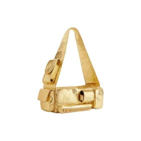 Τσάντα ώμου Superbusy Xs με μεταλλικό φινίρισμα «Gold» 7625162AAVI8018