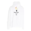 Unisex φούτερ με λογότυπο Oversize Λευκό 620973TIV459040