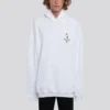 Unisex φούτερ με λογότυπο Oversize Λευκό 620973TIV459040