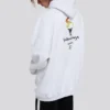 Unisex φούτερ με λογότυπο Oversize Λευκό 620973TIV459040
