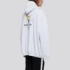 Unisex φούτερ με λογότυπο Oversize Λευκό 620973TIV459040