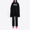 Unisex FW21 Φούτερ με δωρεάν εκτύπωση γραμμάτων Μαύρο 661711TKVD41070