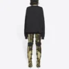 Unisex FW21 Φούτερ με στρογγυλό λαιμό και δωρεάν τύπωμα, Μαύρο 652981TKVD41070