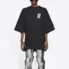 Unisex FW21 Μπλούζα με στρογγυλό λαιμό και τύπωμα Μαύρο 661715TKVE51070