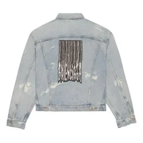 Unisex FW21 Μπουφάν τζιν με λογότυπο Μπλε 664329TBP488961