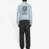 Unisex FW21 Μπουφάν τζιν με λογότυπο Μπλε 664329TBP488961