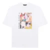 Unisex με τύπωμα «I Love Dogs», λευκό 641614TJVH19000