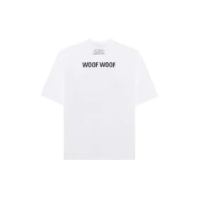 Unisex με τύπωμα «I Love Dogs», λευκό 641614TJVH19000