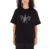 Unisex με τύπωμα «Paris», στρογγυλό λαιμό, μαύρο 594599TGV661000