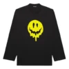 Unisex SS21 Φούτερ με στρογγυλό λαιμό και τύπωμα Μαύρο 651796TKVA11012