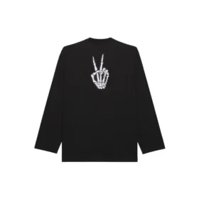 Unisex SS21 Φούτερ με στρογγυλό λαιμό και τύπωμα Μαύρο 651796TKVA11012
