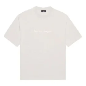 Unisex SS21 Μπλούζα με τυπωμένο λογότυπο, Γκρι 612966TIV542970