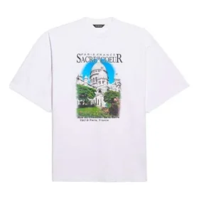 Unisex SS21 Oversized βαμβακερό λευκό 641614TJVH69000