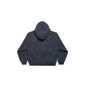 Unity Sports Icon Incognito Φούτερ με κουκούλα και φερμουάρ, Oversized “Μαύρο” 794030TQVB24372