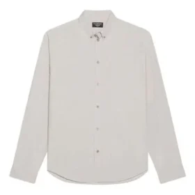 Βαμβακερό πουκάμισο Large Fit “Cement Grey” 681688TKM102967