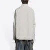Βαμβακερό πουκάμισο Large Fit “Cement Grey” 681688TKM102967