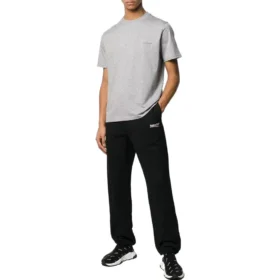 Βαμβακερό T-shirt με μικρό λογότυπο “Grey” 556151TYK281300