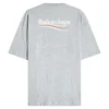 Βαμβακερό T-shirt με πολιτικό λογότυπο «Γκρι» BLGA-508203-TAV44-GY