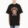 Βαμβακερό T-shirt με τύπωμα λογότυπου κολεγίου «Black» 676589TLV898067