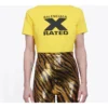 X-Rated Μικρό, στενή εφαρμογή, κοντό μανίκι, κίτρινο 612964TIVA71802