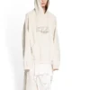 XXXL Φούτερ με κουκούλα και T-shirt, υπερμεγέθη «Ecru» 720406TNVD99784